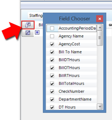 Field Chooser icon
