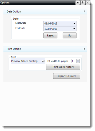 Options Menu